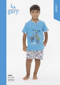 BOY'S PAJAMAS S/M R25081 Tellini S.r.l. Wholesale Clothing